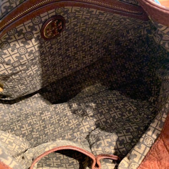 Used Tory Burch brown leather hobo bag - Picture 5 of 5